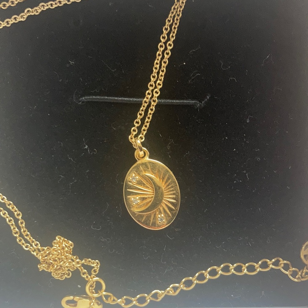 Mejuri Moon Tarot Necklace